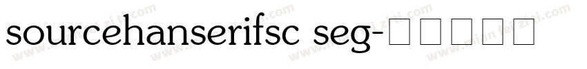 sourcehanserifsc seg字体转换